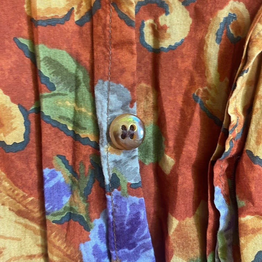 Vintage Patterned Button Up - image 3